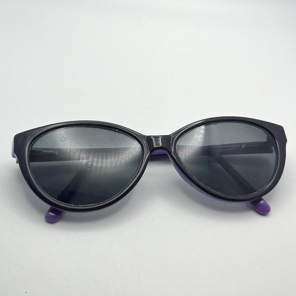 Womens black purple sunglasses